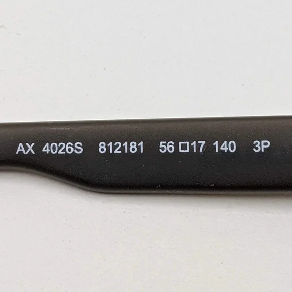 🕶️Armani Exchange AX4026S 812181 Sunglasses 56/17 140 /KAG231🕶️ - Picture 3 of 6